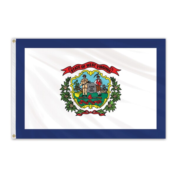 West Virginia Outdoor Poly Max Flag 4'x6'